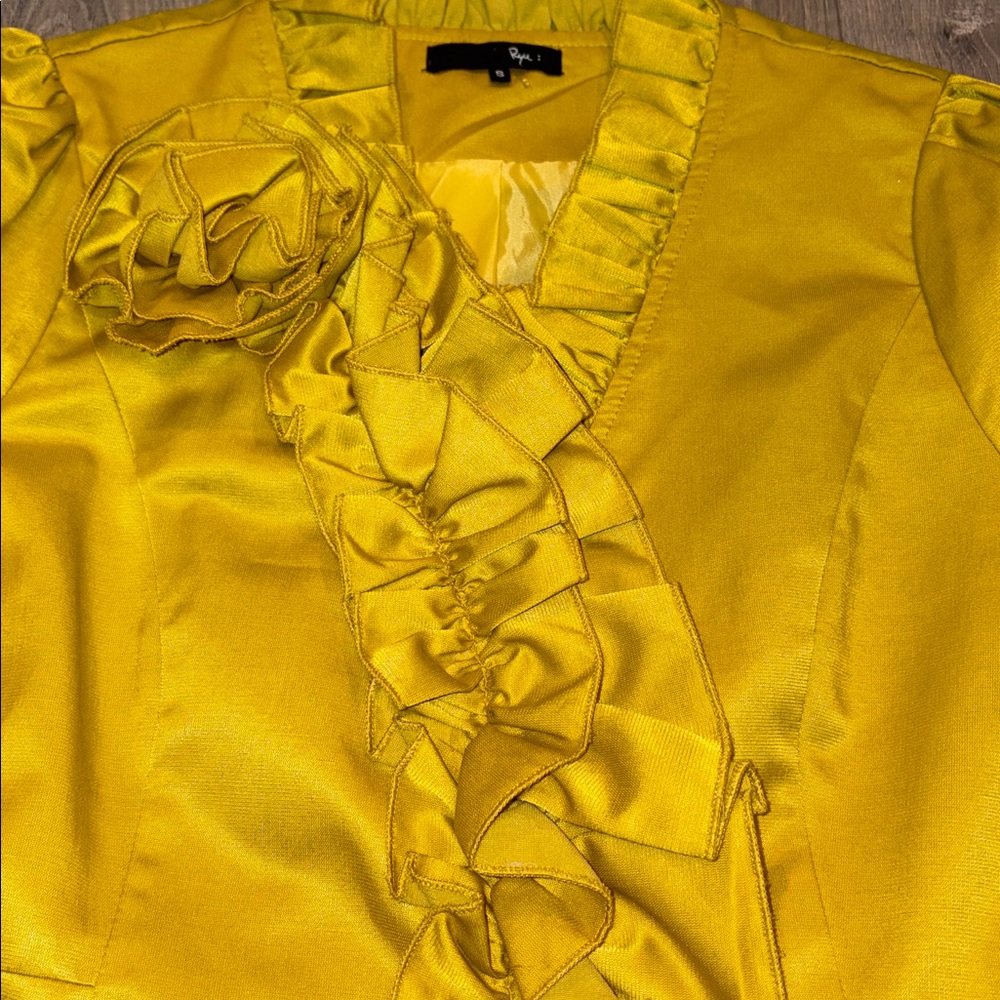 Ryu Golden Ruffle Jacket - Picture 4 of 9